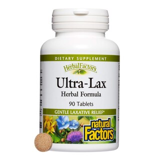 Foto 1 | Suplemento Natural Factors Ultra-lax Herbal 90 Comprimidos - Venta Internacional