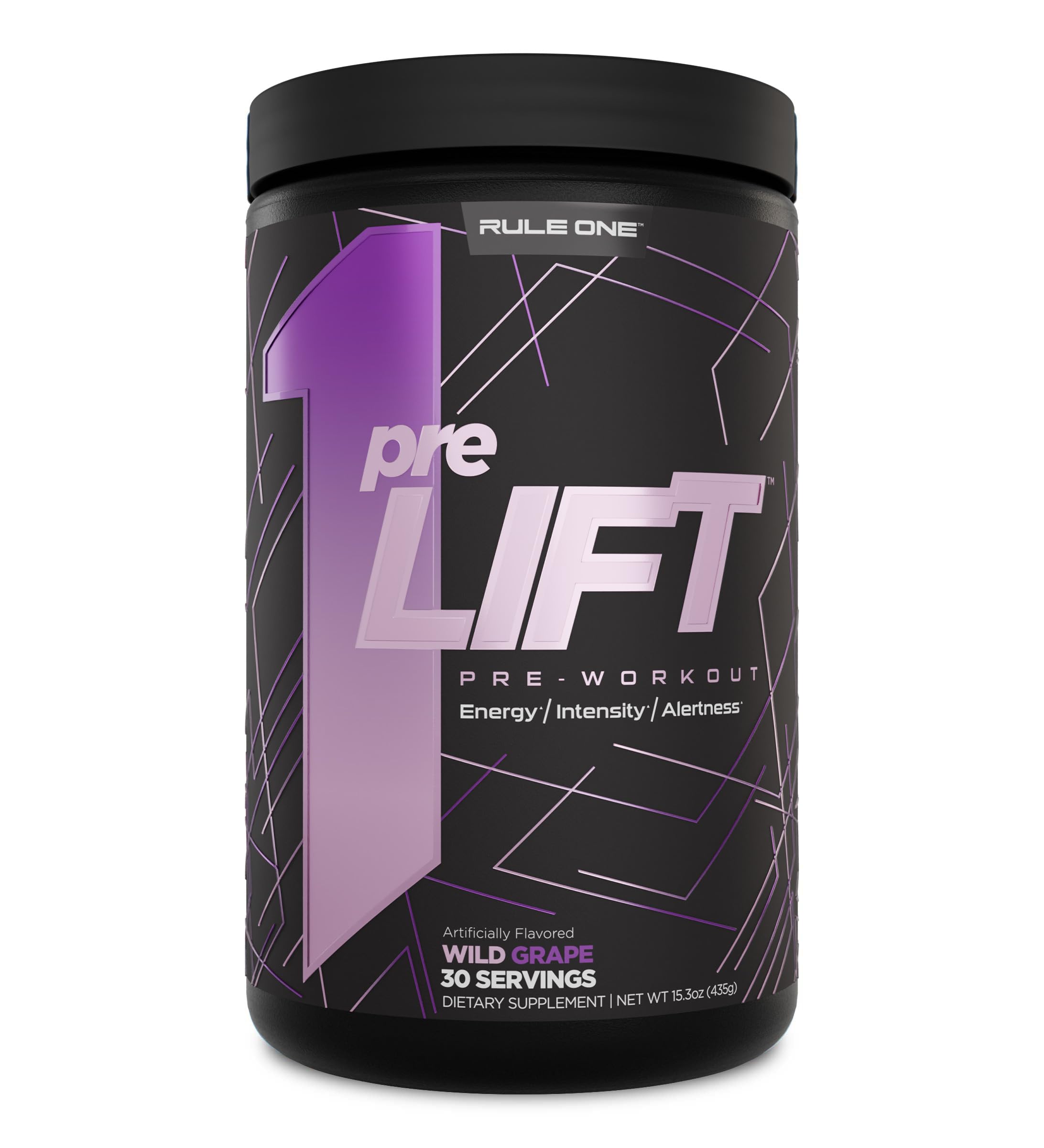 Foto 2 pulgar | Preentrenamiento Rule 1 Proteins Prelift 30 Porciones Sabor Uva 435 g - Venta Internacional
