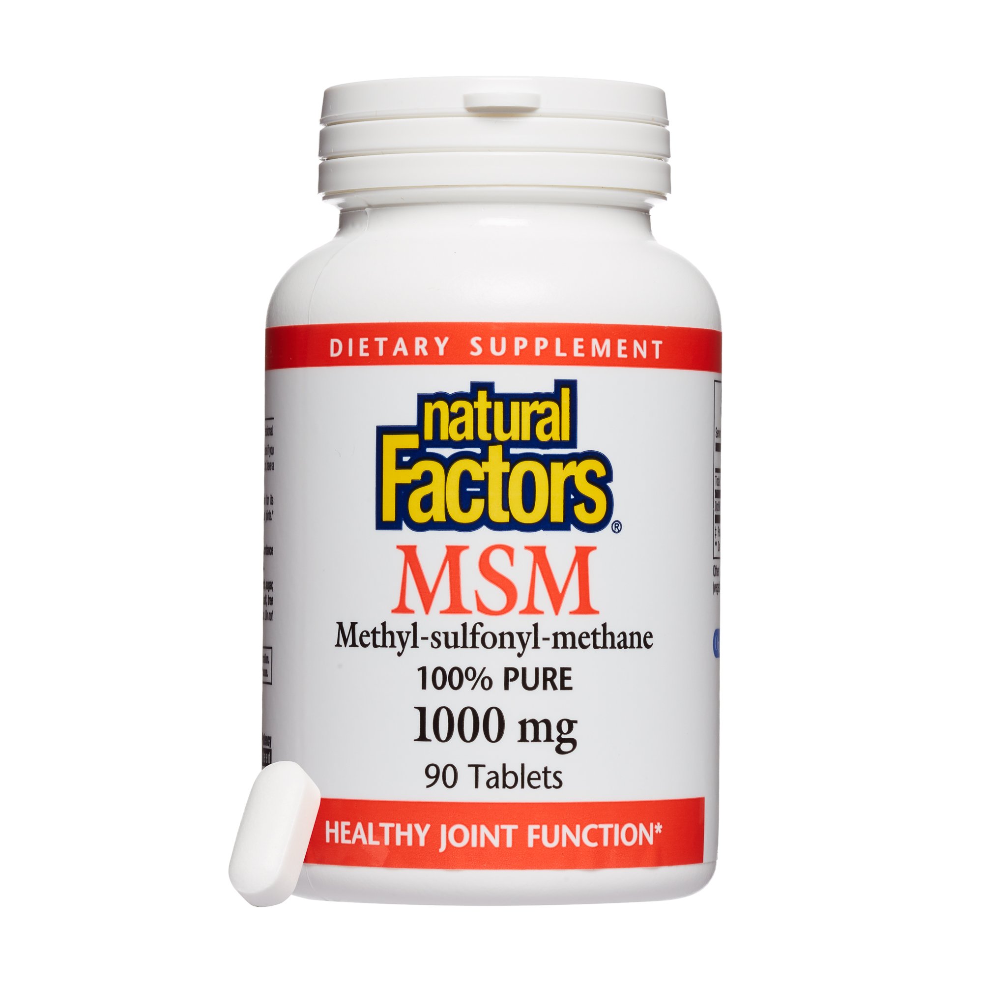 Foto 2 pulgar | Suplemento Natural Factors Msm 1000 Mg 90 Cápsulas - Venta Internacional