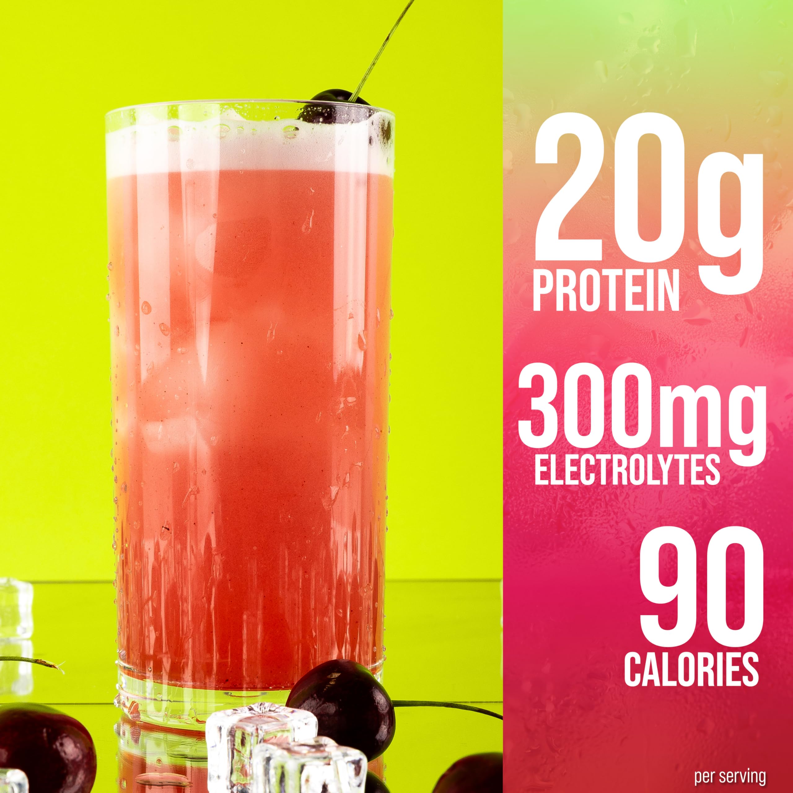 Foto 2 | Proteína en Polvo Rule 1 Proteins Clear Isolate 20 g Cereza y Lima 689 g - Venta Internacional