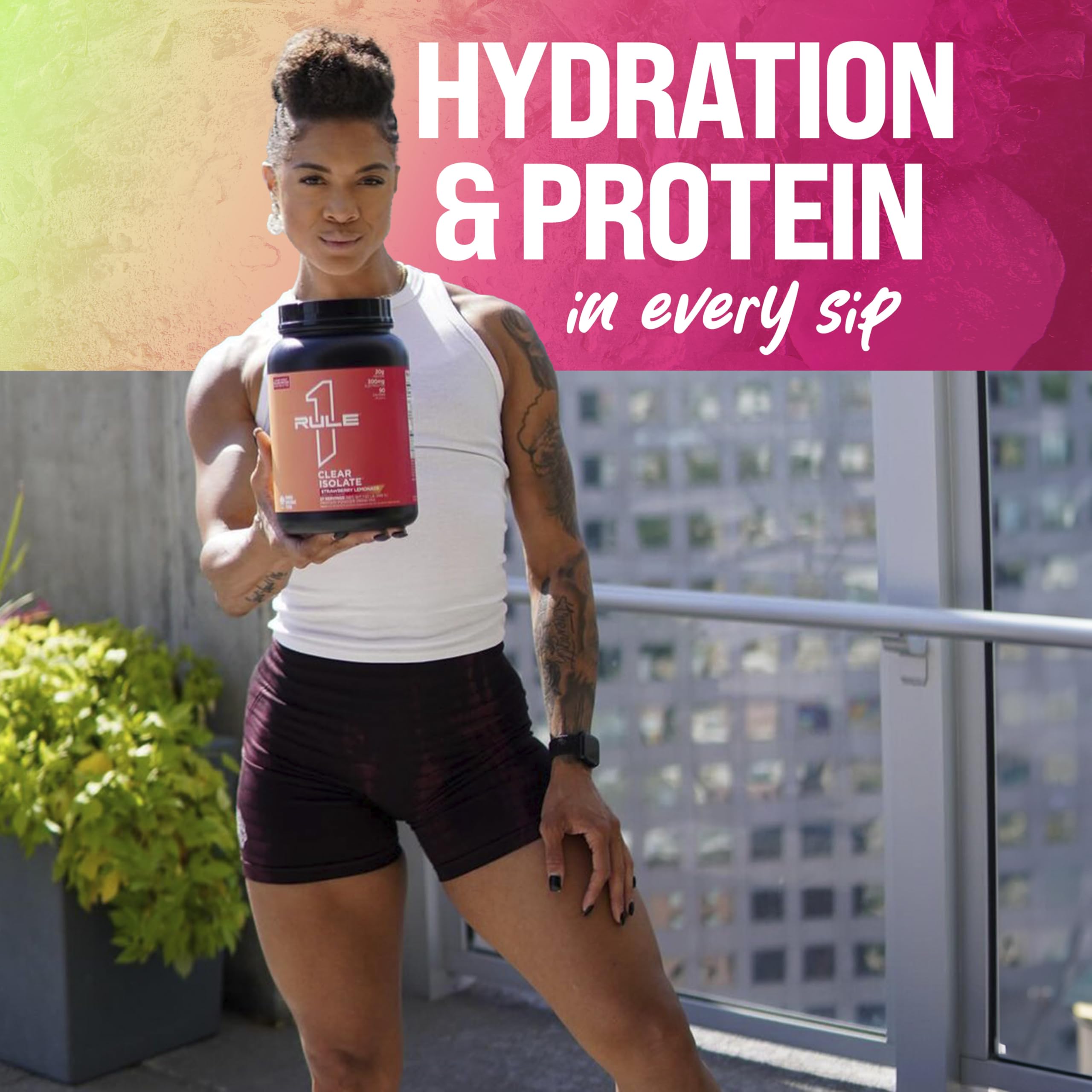Foto 4 | Proteína en Polvo Rule 1 Proteins Clear Isolate 20 g Cereza y Lima 689 g - Venta Internacional
