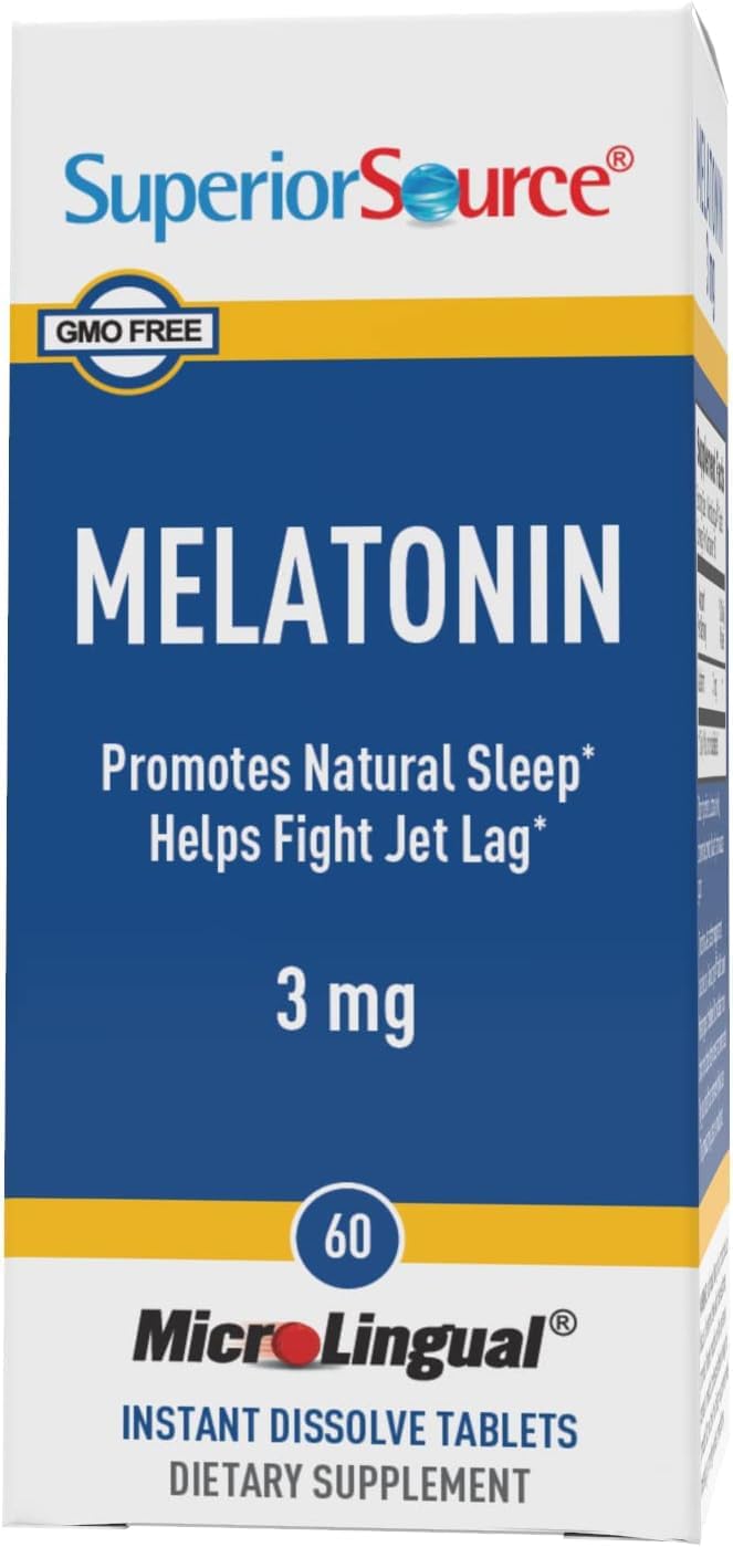 Foto 5 | Melatonina Superior Source 3 mg 60 Tabletas - Venta Internacional