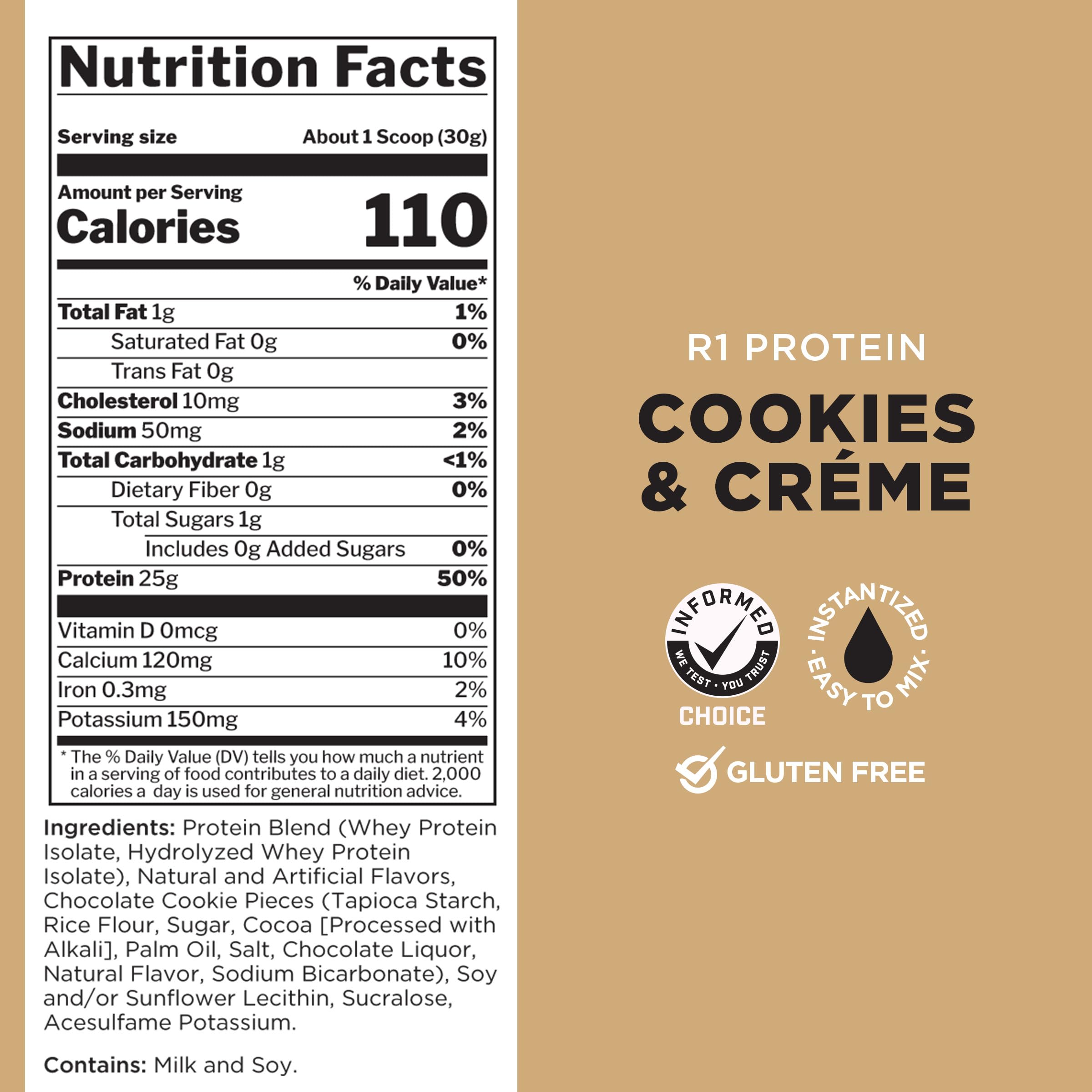 Foto 7 pulgar | Proteína en Polvo Rule 1 Proteins Sabor Cookies & Cream 900 g - Venta Internacional