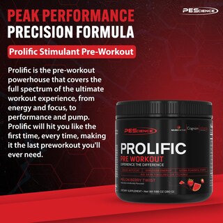 Foto 3 | Pre Entreno PEScience Prolific 40 Servicios - Venta Internacional