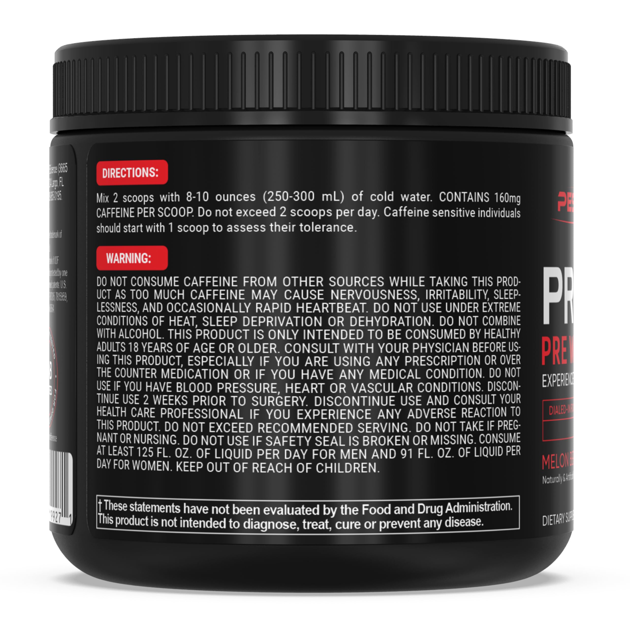 Foto 7 pulgar | Pre Entreno PEScience Prolific 40 Servicios  - Venta Internacional