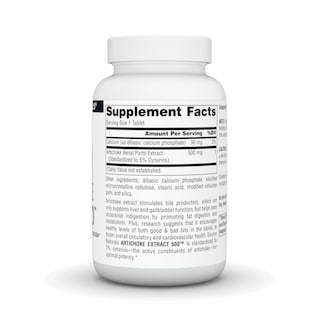 Foto 2 | Extracto de Alcachofa Supplement Source Naturals 500 Mg 180 Comprimidos - Venta Internacional