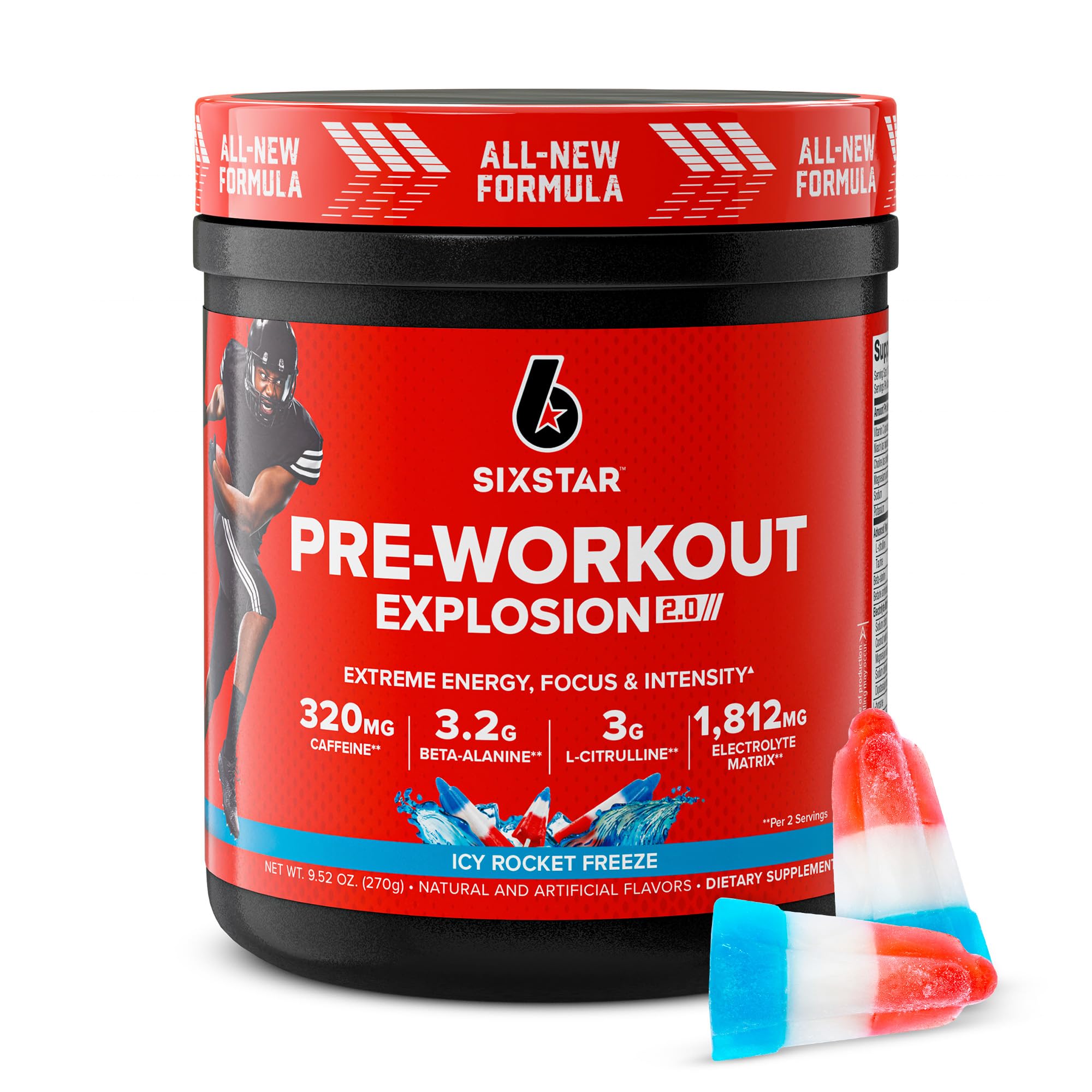 Foto 2 pulgar | Pre Entrenamiento Six Star Preworkout Explosion 30 Servicios - Venta Internacional