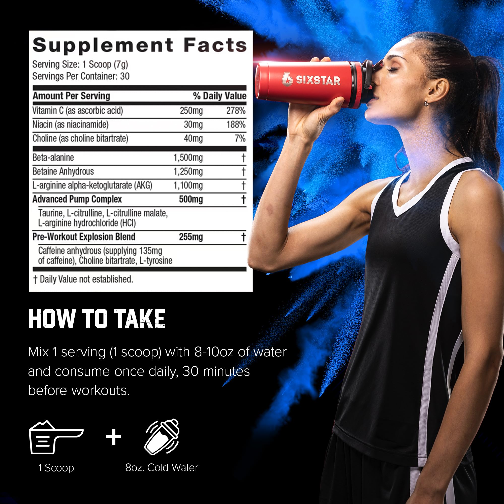 Foto 6 pulgar | Pre Entrenamiento Six Star Preworkout Explosion 30 Servicios - Venta Internacional