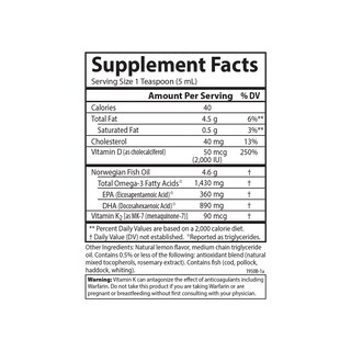Foto 3 | Suplemento Alimenticio Carlson Omega-3 + D & K 200 ml - Venta Internacional