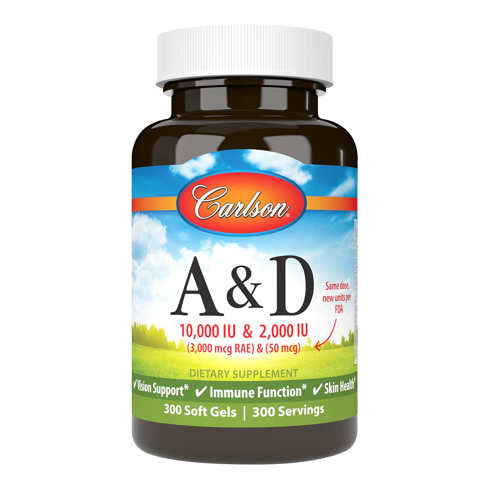 Foto 2 pulgar | Suplemento Alimenticio Carlson A & D 10000 Ui Vitamina A y D - Venta Internacional