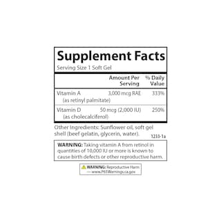 Foto 5 | Suplemento Alimenticio Carlson A & D 10000 Ui Vitamina A y D - Venta Internacional