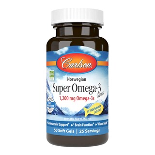 Foto 1 | Suplemento Alimenticio Carlson Super Omega-3 Gems 50 Cápsulas - Venta Internacional