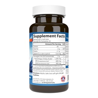 Foto 3 | Suplemento Alimenticio Carlson Super Omega-3 Gems 50 Cápsulas - Venta Internacional