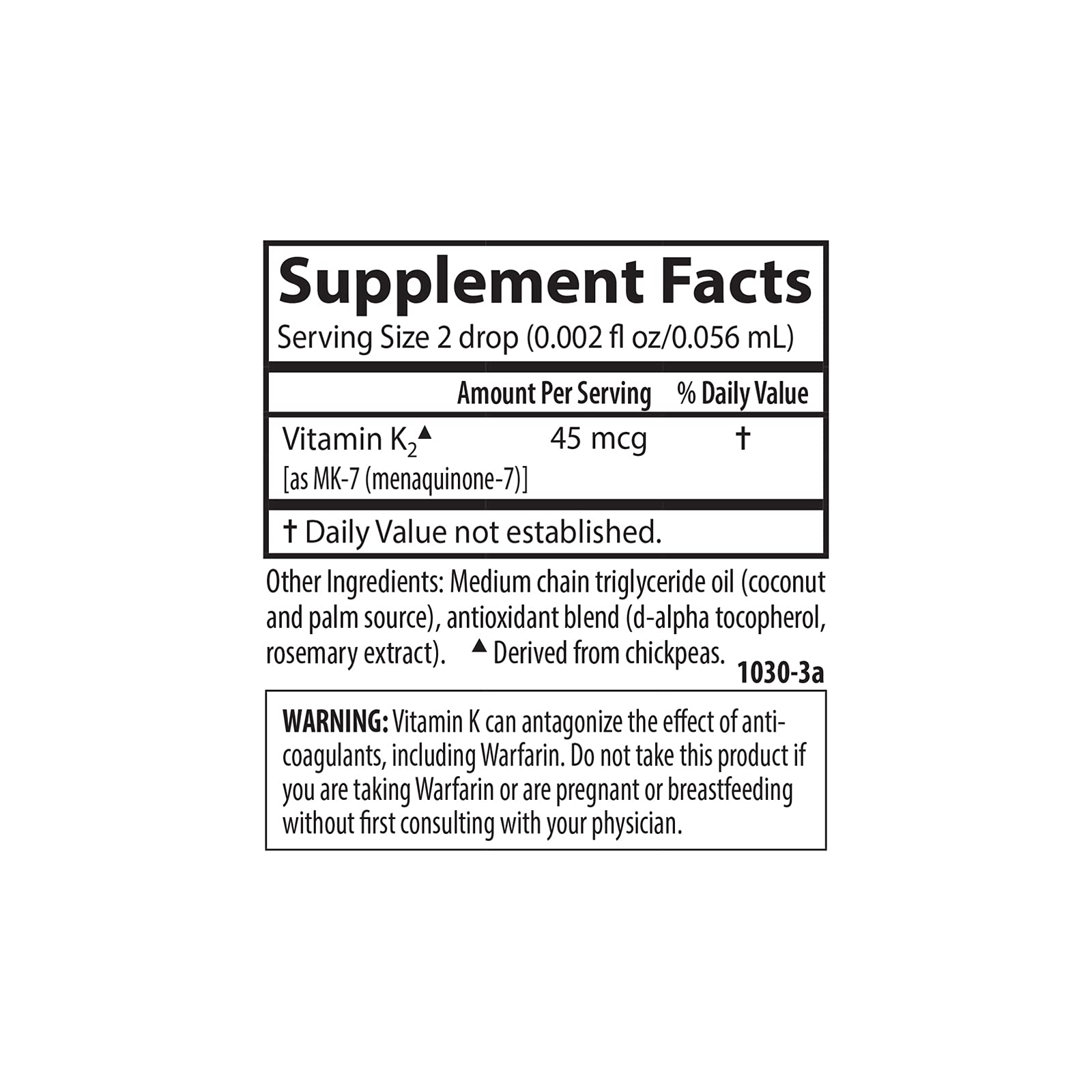 Foto 5 pulgar | Suplemento Alimenticio Carlson Vitamina K 10.16 ml -  Venta Internacional