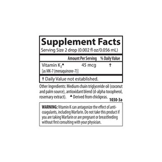 Foto 4 | Suplemento Alimenticio Carlson Vitamina K 10.16 ml - Venta Internacional