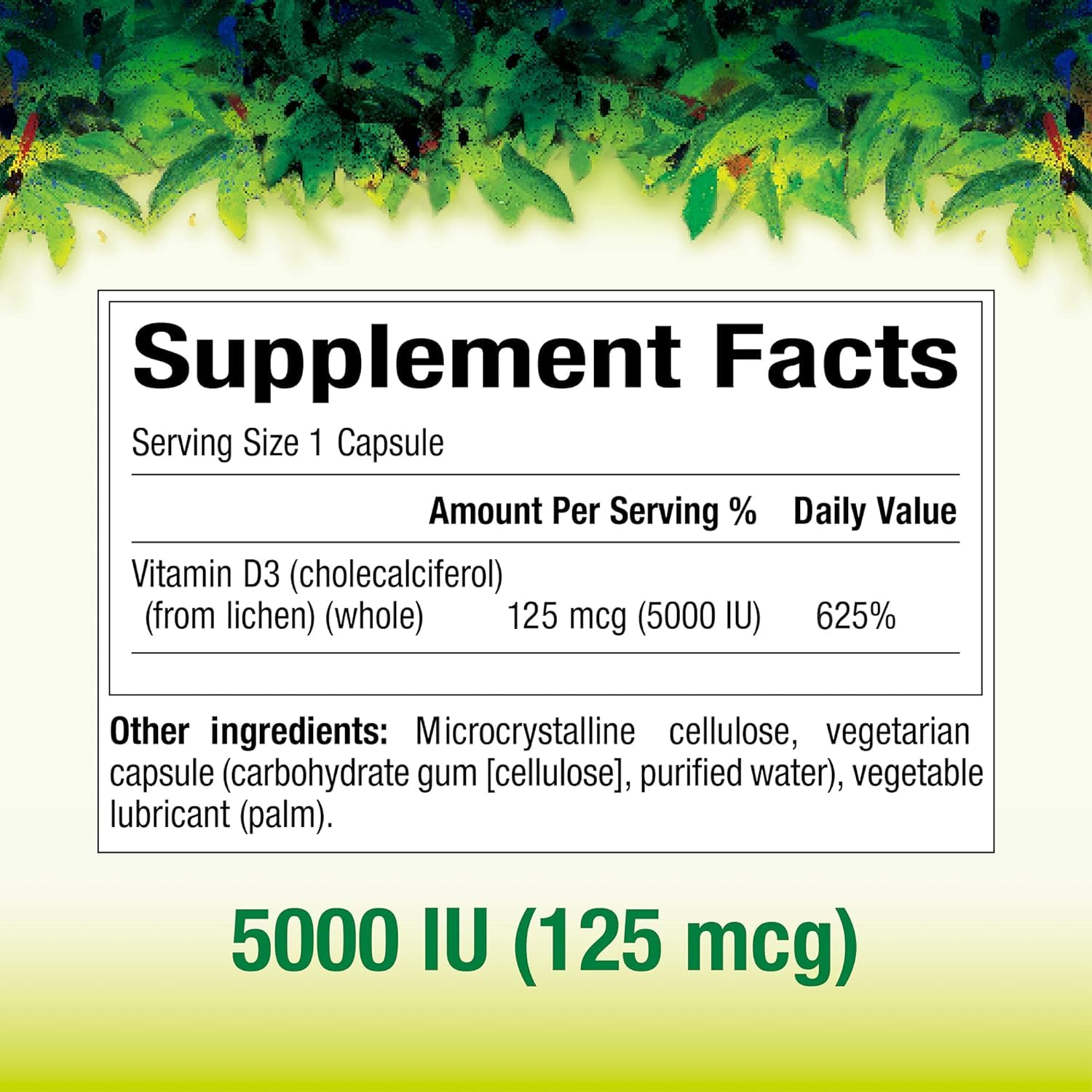 Foto 3 pulgar | Vitamina D3 Natural Factors Whole Earth & Sea 60 Cápsulas - Venta Internacional