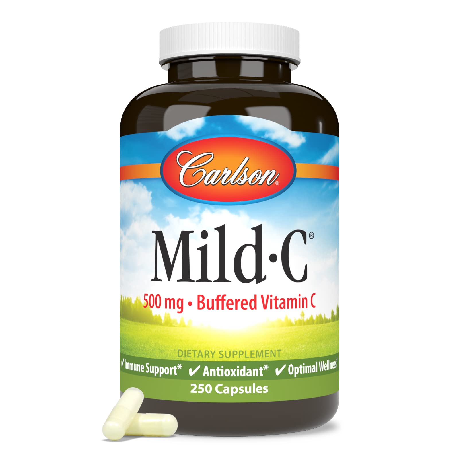 Foto 3 pulgar | Suplemento Alimenticio Carlson Mild-C de Vitamina C 250 Cápsulas -  Venta Internacional