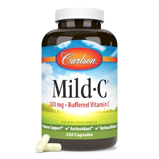 Foto 2 | Suplemento Alimenticio Carlson Mild-C de Vitamina C 250 Cápsulas - Venta Internacional