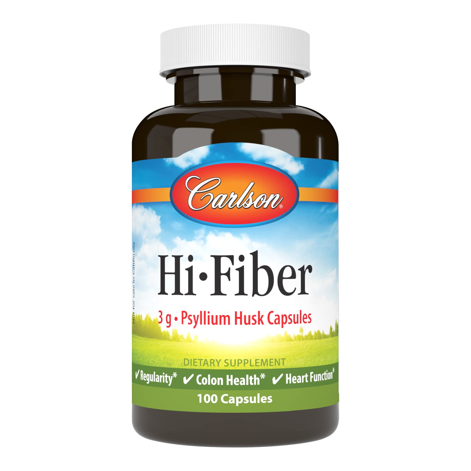 Foto 2 pulgar | Suplemento Alimenticio Carlson Hi-Fiber Psyllium Husk 3g 100 Cápsulas -  Venta Internacional