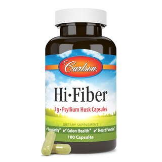 Foto 5 | Suplemento Alimenticio Carlson Hi-Fiber Psyllium Husk 3g 100 Cápsulas - Venta Internacional