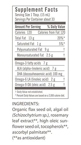 Foto 3 pulgar | Dha De Aceite De Lino Flora 500 ml-Venta Internacional