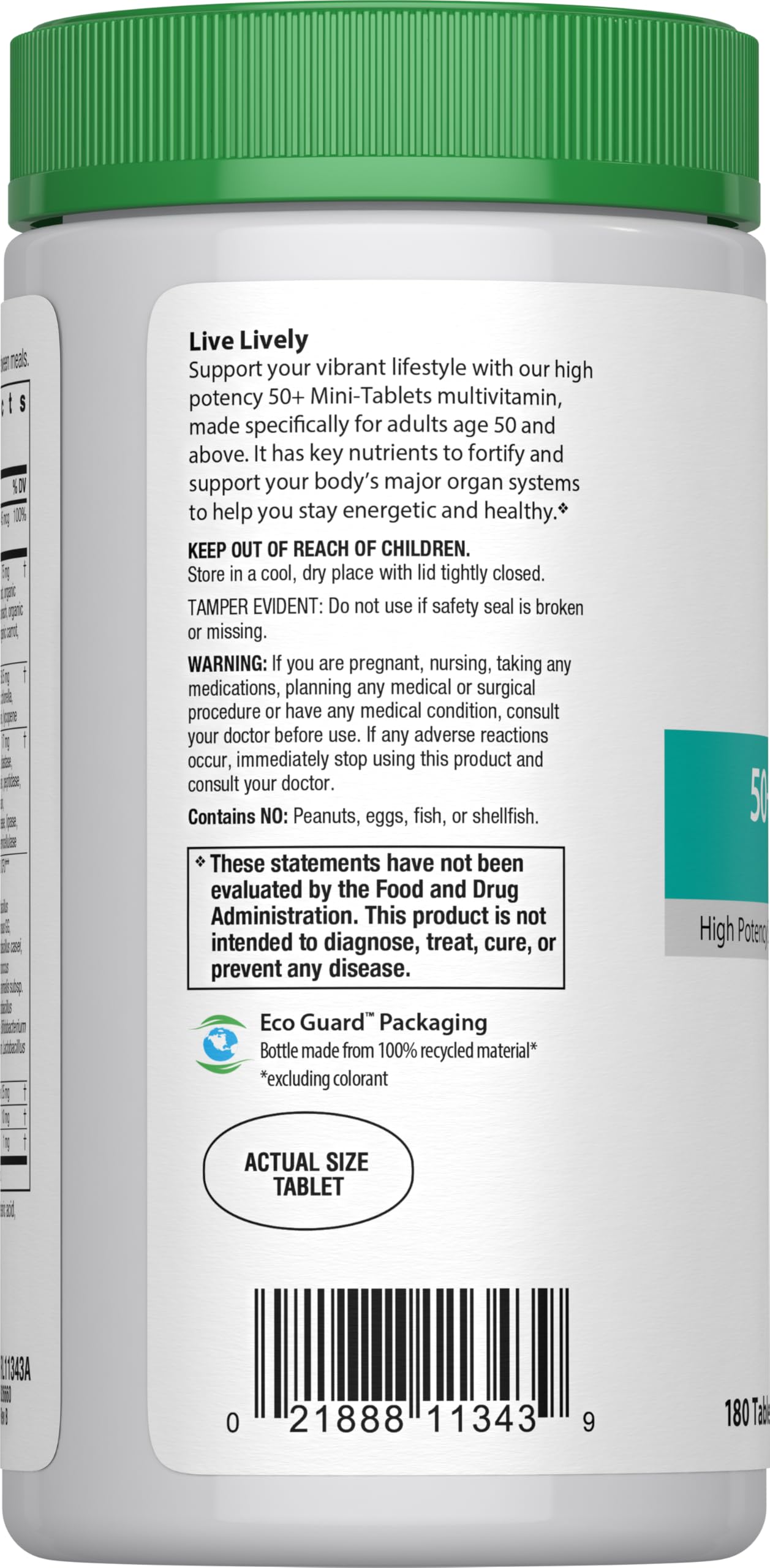 Foto 3 pulgar | Suplemento Rainbow Light Multivitamínico 180 Comprimidos - Venta Internacional
