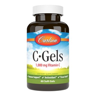 Foto 1 | Suplemento Alimenticio Carlson C-Gel de Vitamina C 1000 mg 60 Cápsula - Venta Internacional