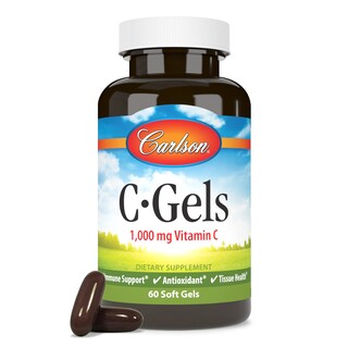 Foto 2 | Suplemento Alimenticio Carlson C-Gel de Vitamina C 1000 mg 60 Cápsula - Venta Internacional