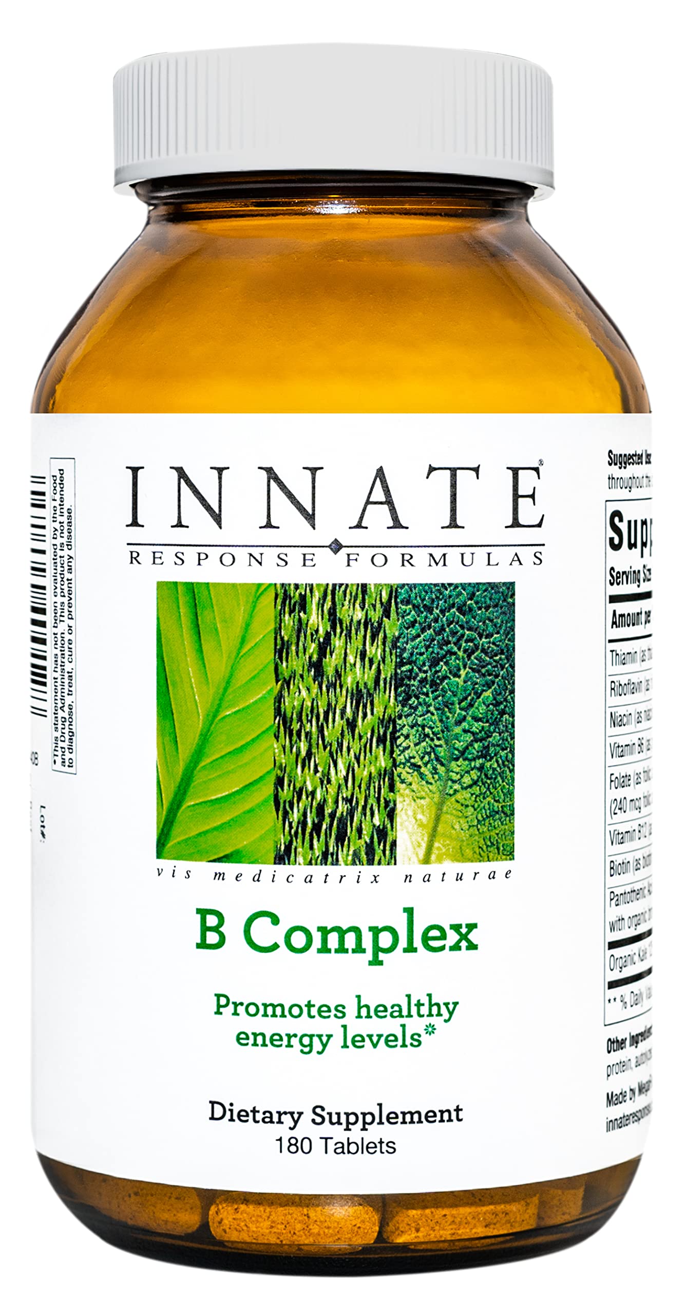 Foto 2 pulgar | Suplemento: Innate Response Formulas B Complex 180 Comprimidos - Venta Internacional