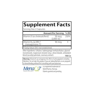 Foto 4 | Suplemento Alimenticio Carlson Vitamina D3 + K2 5
