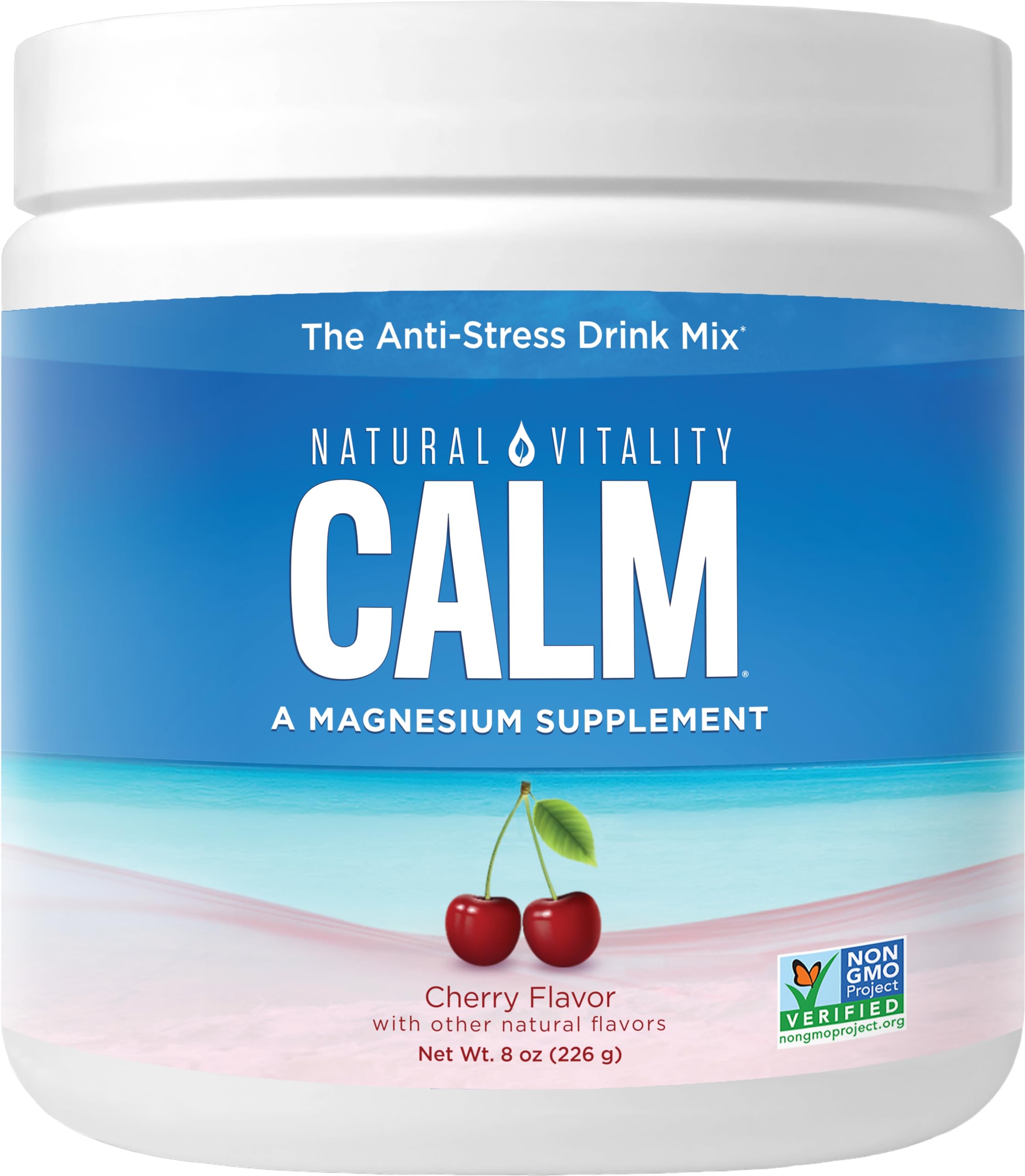 Foto 2 pulgar | Suplemento de Magnesio Natural Vitality Calm Cherry 226 g- Venta Internacional
