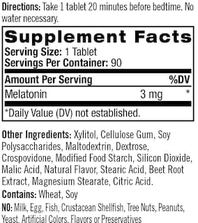 Foto 2 | Suplemento Alimenticio Natrol Melatonin 3 Mg Fresa 90 Tabletas - Venta Internacional