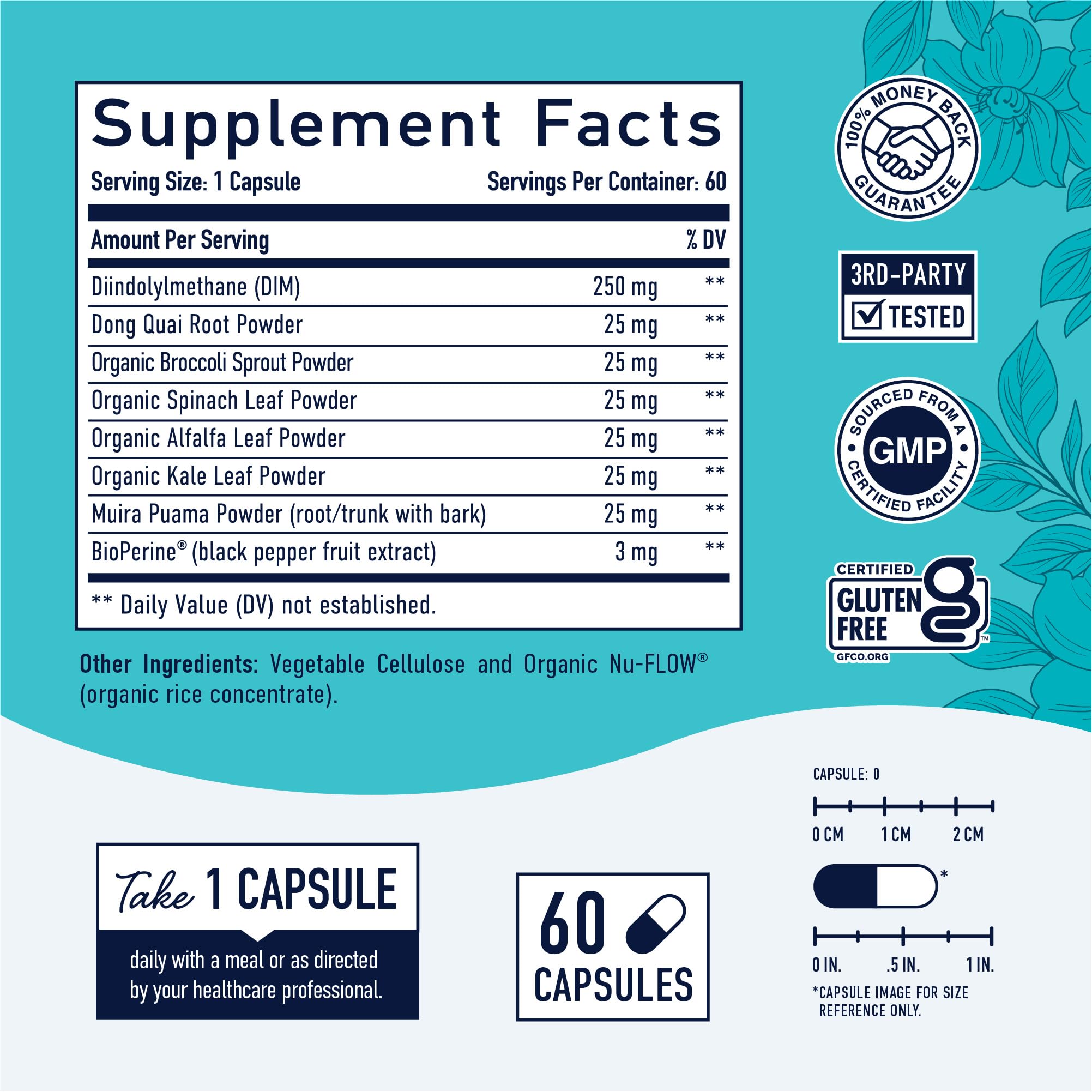 Foto 6 pulgar | Suplemento Smnutrition Dim Complex 250 Mg Estrógeno Balance - Venta Internacional.