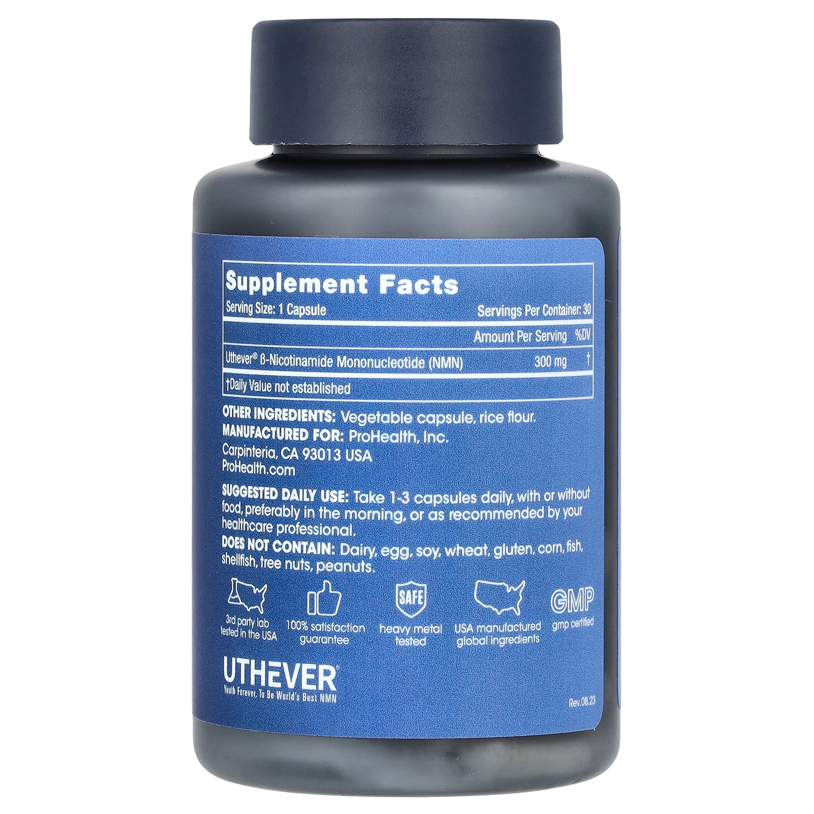 Foto 3 pulgar | Suplemento Prohealth Longevity Nmn Pro 300 300 Mg 30 Cápsulas - Venta Internacional.