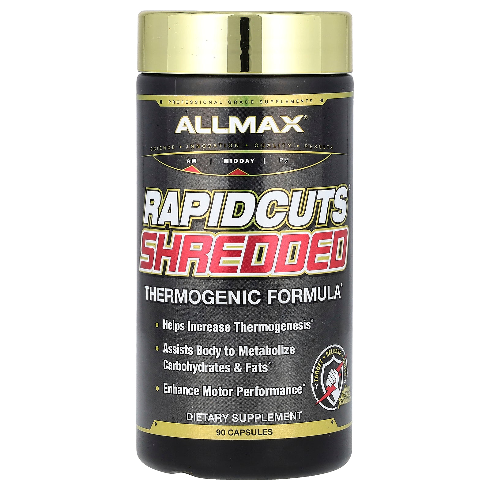 Foto 2 pulgar | Suplemento Allmax Rapidcuts Shredded 90 Cápsulas - Venta Internacional.