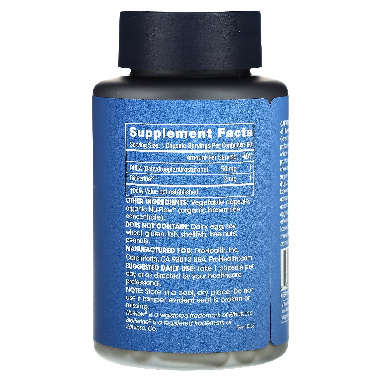 Foto 3 pulgar | Suplemento Prohealth Longevity Dhea 50 Mg 60 Cápsulas - Venta Internacional.