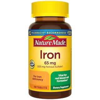 Foto 1 | Suplemento Alimenticio Nature Made Iron 180 Capsulas - Venta Internacional