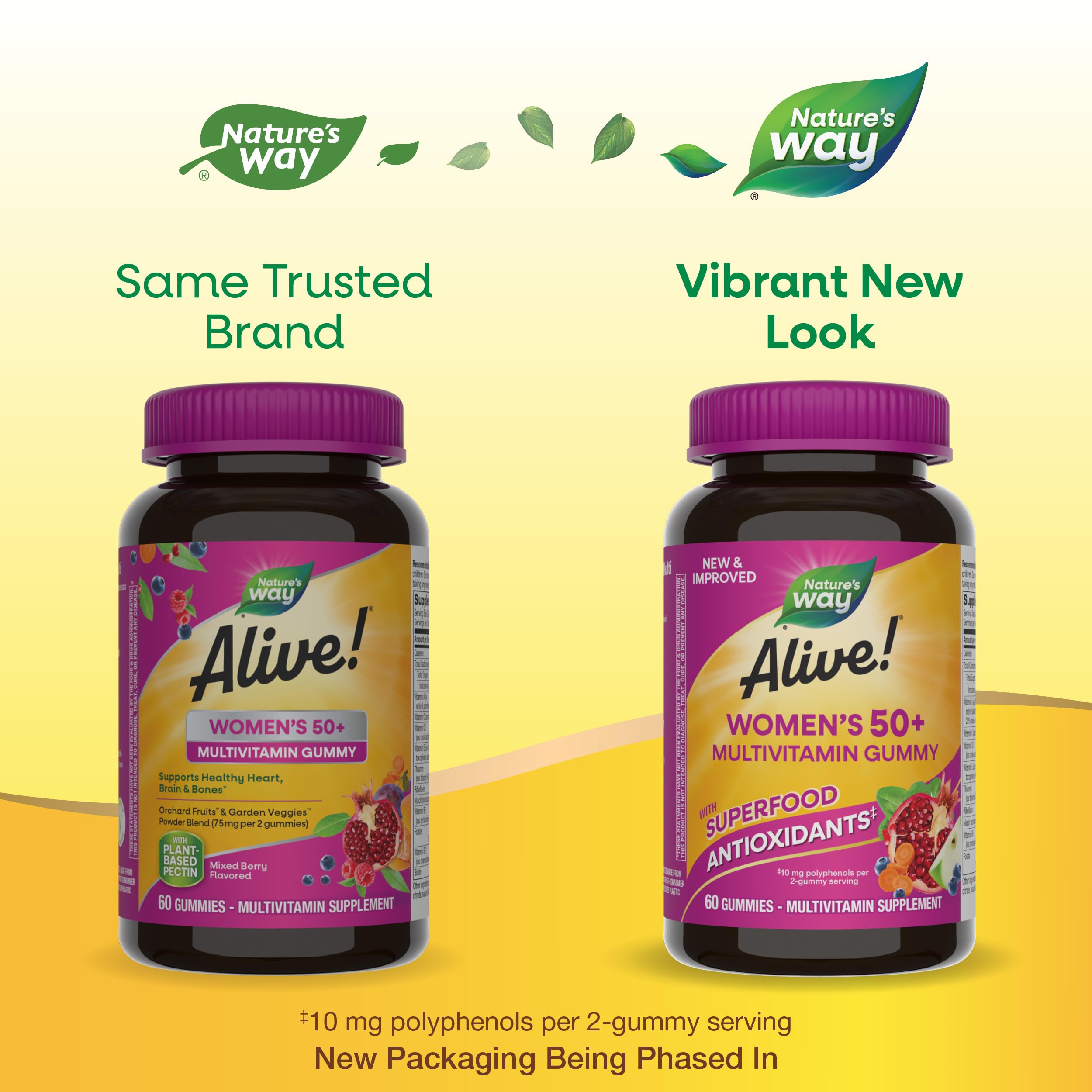 Foto 3 pulgar | Gomitas Nature's Way Alive 50+ Multivitamínico 60 Unidades - Venta Internacional