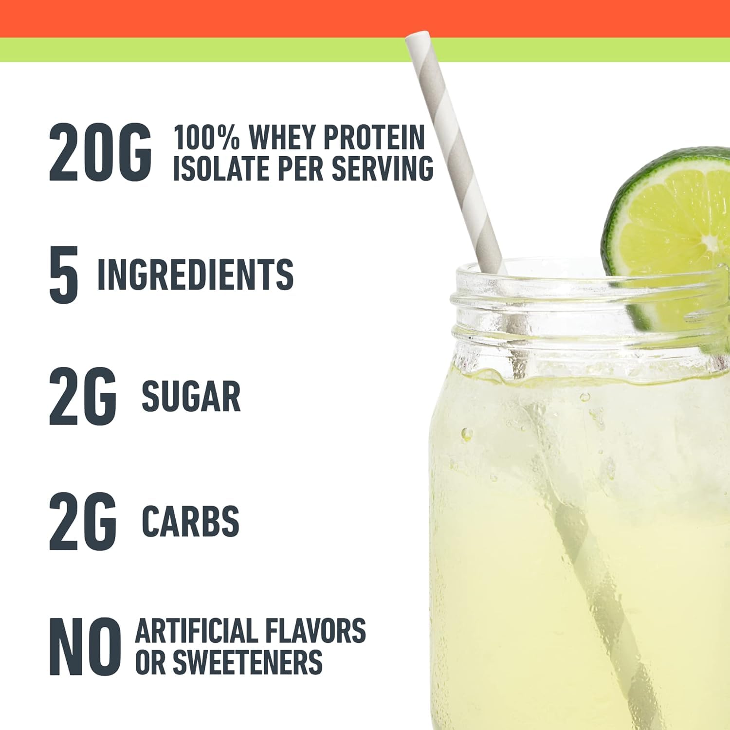 Foto 5 | Proteína en Polvo Isopure Clear Whey Isolate Mango y Lima 400 G - Venta Internacional
