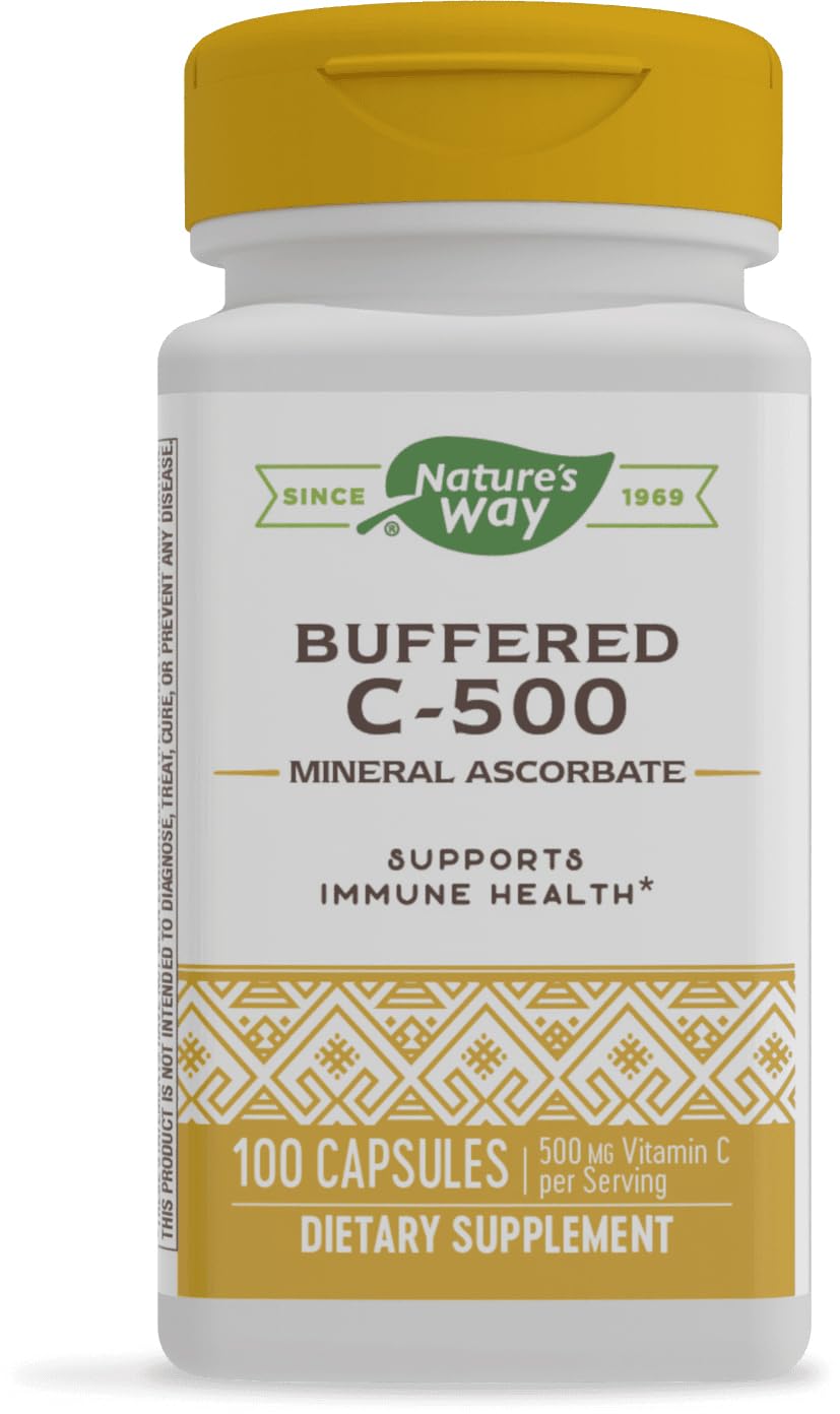 Foto 2 pulgar | Suplemento Aliementicio Nature's Way Ascorbato Mineral C-500 250 Cápsulas - Venta Internacional