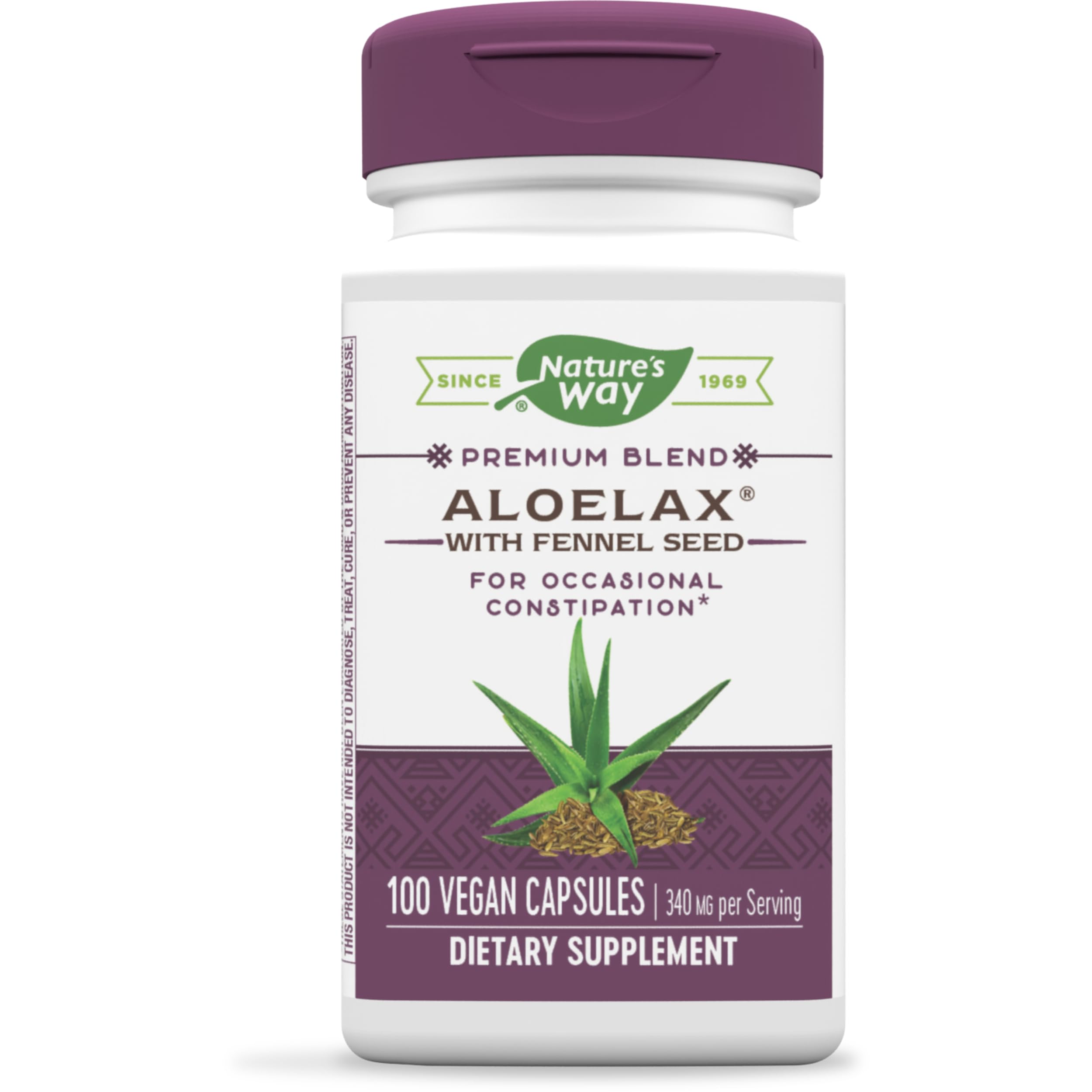 Foto 1 | Suplemento Alimenticio Nature's Way Aloelax Premium Blend 100 Cápsulas - Venta Internacional