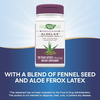 Foto 3 | Suplemento Alimenticio Nature's Way Aloelax Premium Blend 100 Cápsulas - Venta Internacional