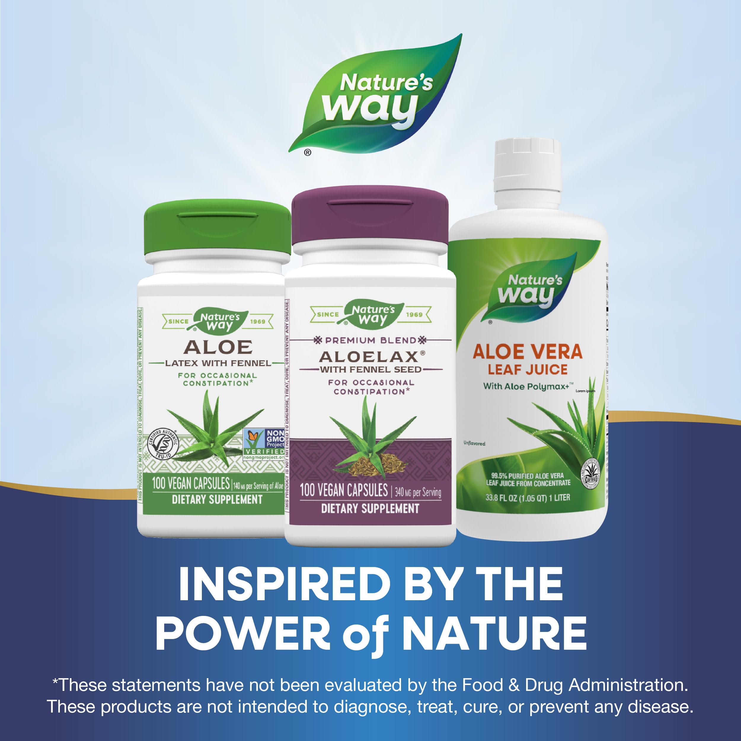 Foto 7 pulgar | Suplemento Alimenticio Nature's Way Aloelax Premium Blend 100 Cápsulas - Venta Internacional