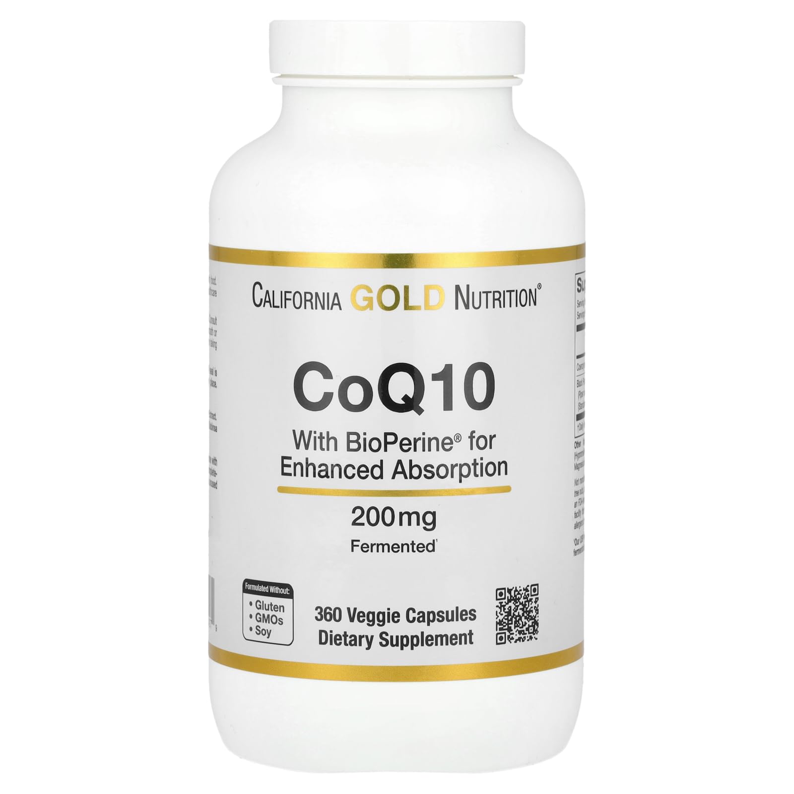 Foto 2 pulgar | Suplemento Alimenticio CoQ10 California Gold Nutrition 360 Cápsulas -  Venta Internacional