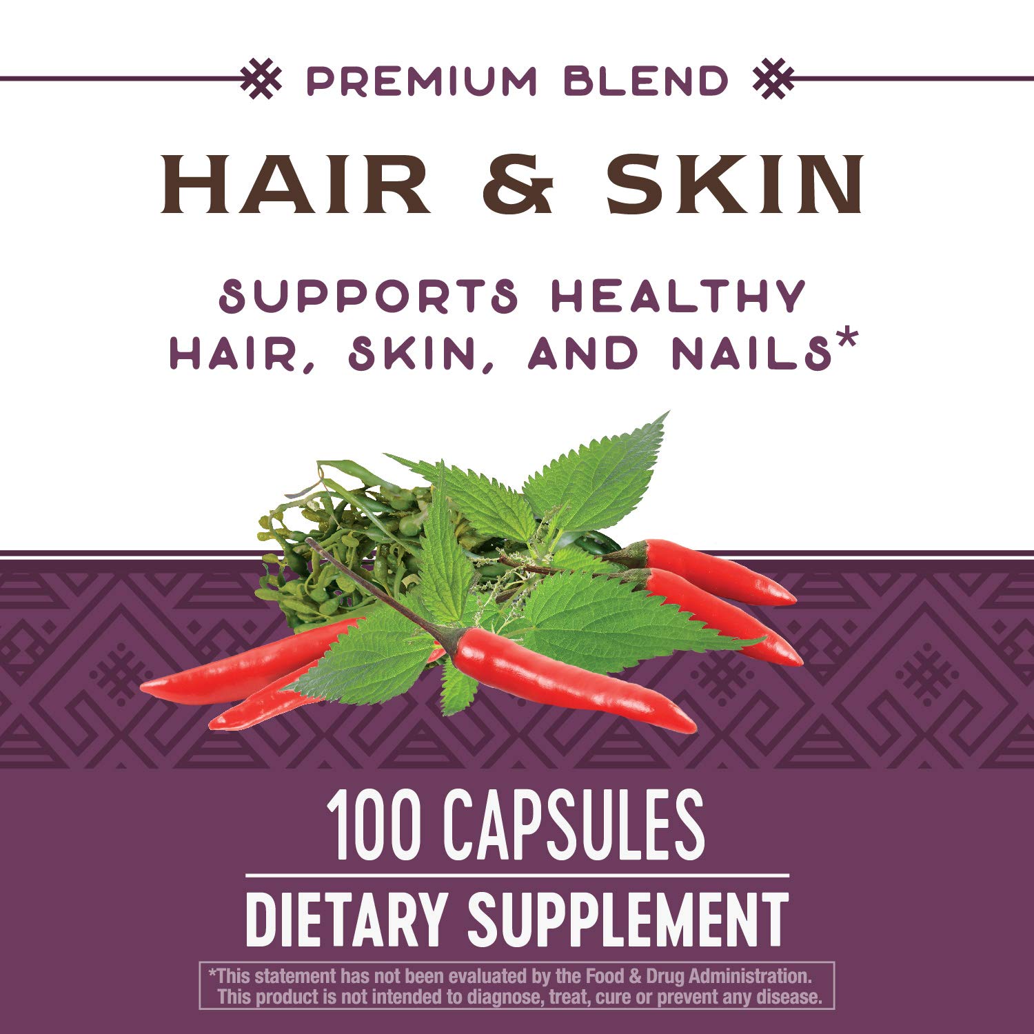 Foto 3 | Suplemento Alimenticio Nature's Way Premium Blend Hair & Skin 100 Cápsulas - Venta Internacional