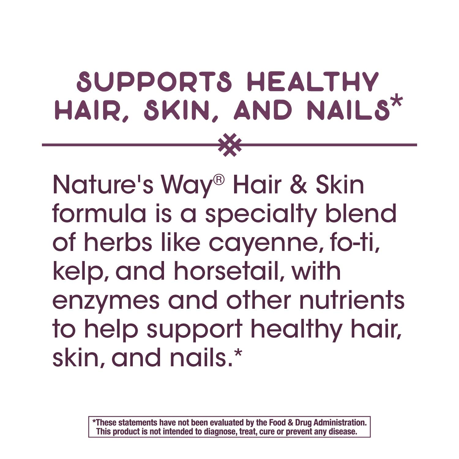 Foto 4 | Suplemento Alimenticio Nature's Way Premium Blend Hair & Skin 100 Cápsulas - Venta Internacional