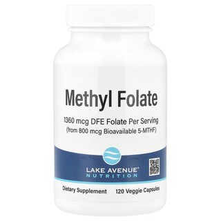 Foto 1 | Suplemento Alimenticio Lake Avenue Folato de Metilo 120 Cápsulas - Venta Internacional