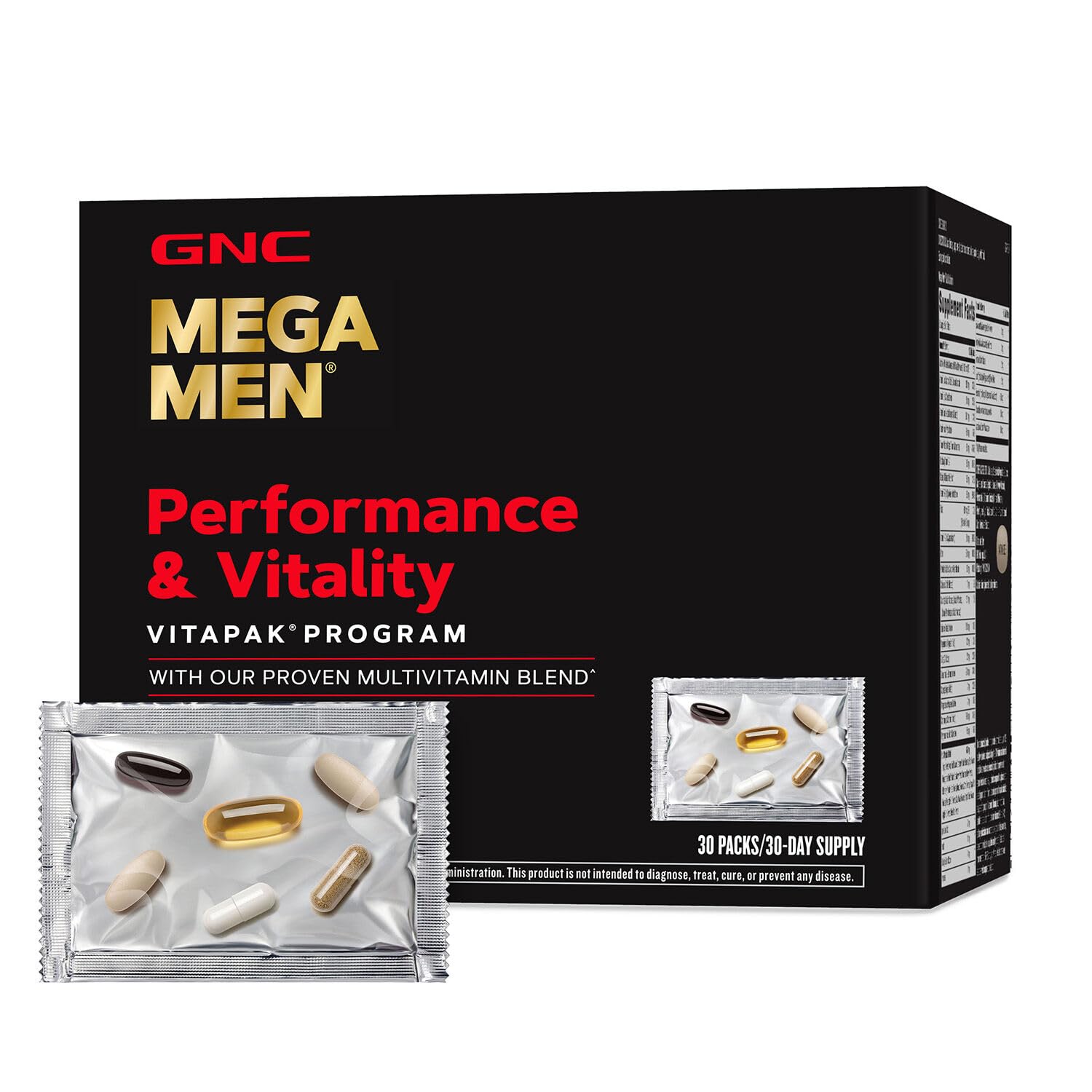 Foto 2 pulgar | Suplemento Gnc Mega Men Performance & Vitality Vitapak  30 Paquetes - Venta Internacional.
