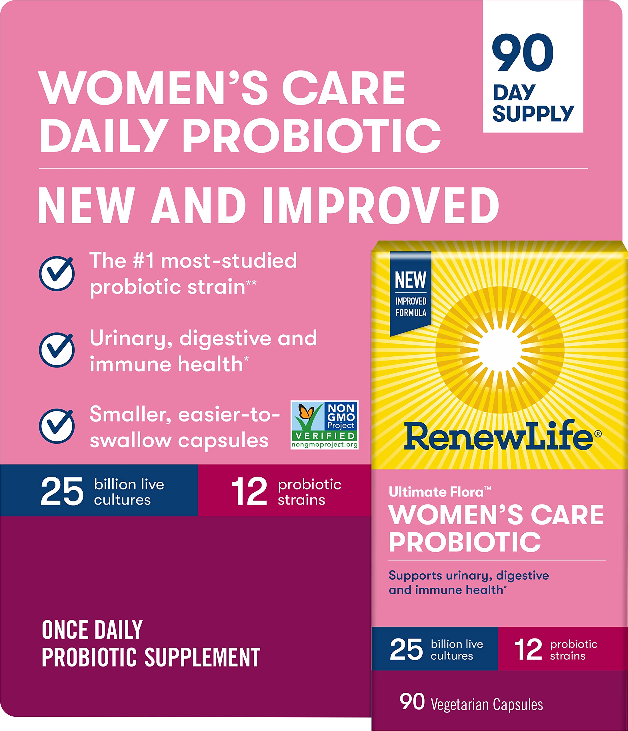 Foto 7 pulgar | Probiotic Renew Life Ultimate Flora Para El Cuidado De La Mujer  25 G Cfu - Venta Internacional.