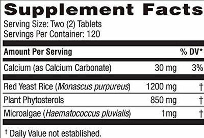 Foto 2 | Suplemento Weider Red Yeast Rice Plus Con Fitoesteroles 240 Comprimidos - Venta Internacional.
